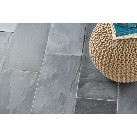 Bedrosians - Andhra Black 12" x 24" Floor & Wall Tile 2