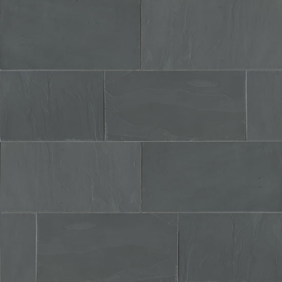 Bedrosians - Andhra Black 12" x 24" Floor & Wall Tile