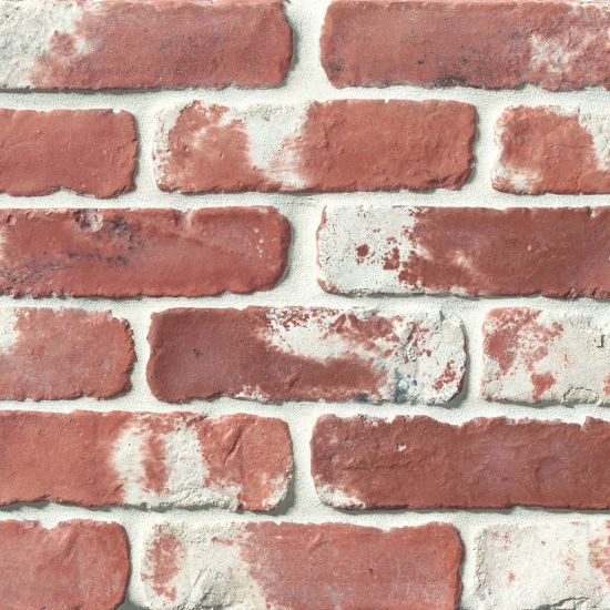 Bedrosians Tile &amp; Stone - Avondale 2&quot; x 8&quot; Antik Matte Brick Tile - Used Red