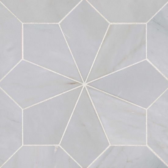 Bedrosians - Blomma Floor & Wall Mosaic - Grigio