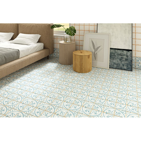 Bedrosians Tile & Stone - Casablanca 5" x 5" Tile - White Installed