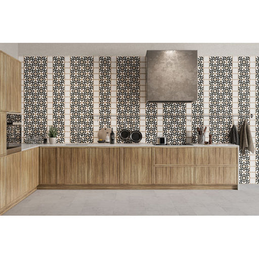 Bedrosians Tile & Stone - Casablanca 5" x 5" Tile - White Installed