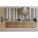 Bedrosians Tile & Stone - Casablanca 5" x 5" Tile - White Installed