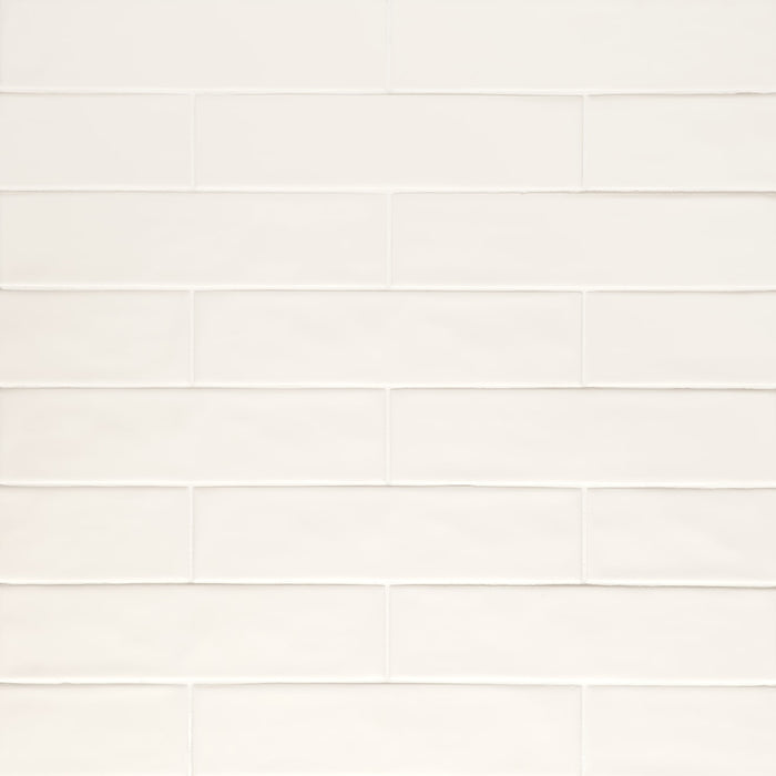 Bedrosians Tile & Stone - Clara 2.75" x 11" Matte Porcelain Tile - Ivory