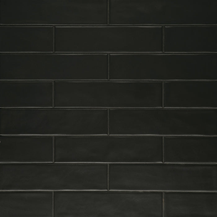 Bedrosians Tile & Stone - Clara 2.75" x 11" Matte Porcelain Tile - Noir