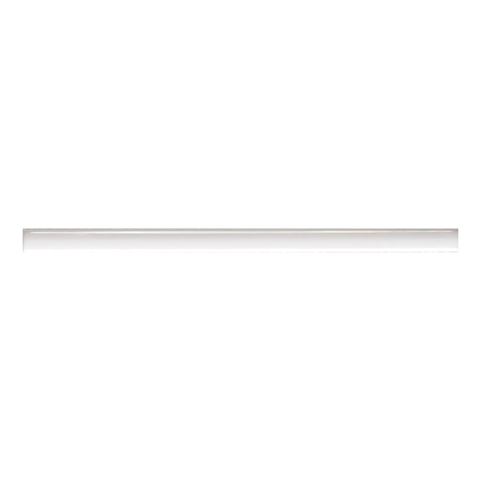 Bedrosians Tile & Stone - Clara .5" x 12" Glossy Jolly Trim - White