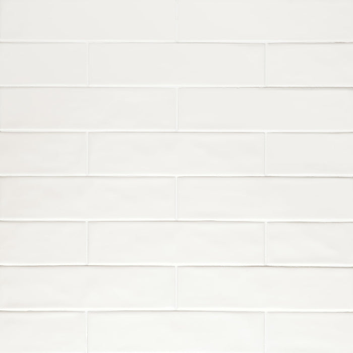 Bedrosians Tile & Stone - Clara 2.75" x 11" Matte Porcelain Tile - White