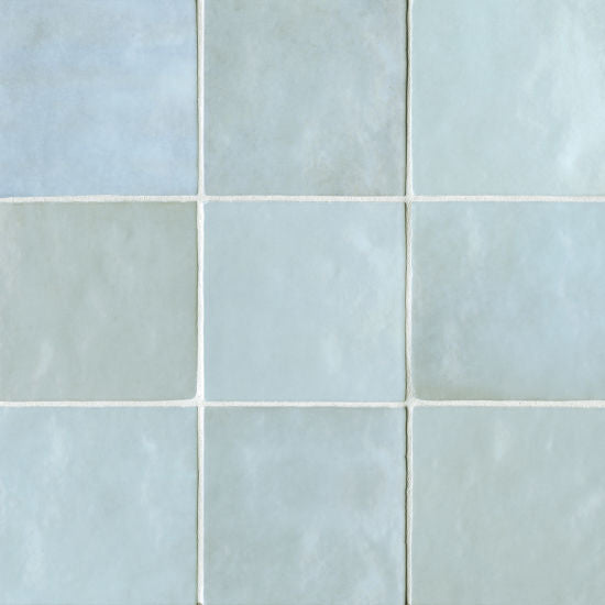Bedrosians Tile &amp; Stone - Cloe 5&quot; x 5&quot; Wall Tile - Baby Blue