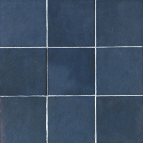 Bedrosians Tile & Stone - Cloe 5" x 5" Wall Tile - Blue