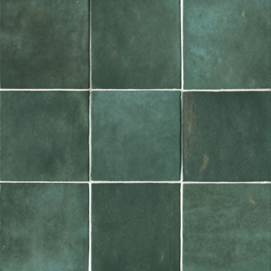 Bedrosians Tile & Stone - Cloe 5" x 5" Wall Tile - Green