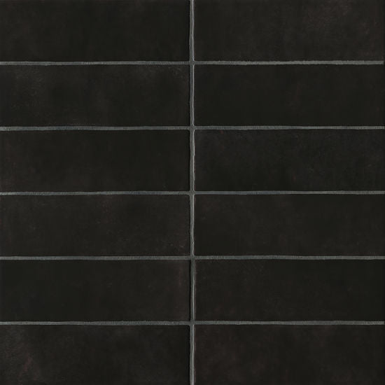 Bedrosians Tile & Stone - Cloe 2.5" x 8" Wall Tile - Black