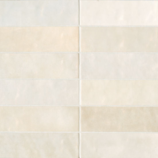 Bedrosians Tile & Stone - Cloe 2.5" x 8" Wall Tile - Creme