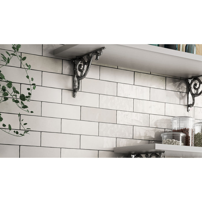 Bedrosians Tile & Stone - Cloe 2.5" x 8" Wall Tile - White