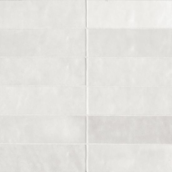 Bedrosians Tile &amp; Stone - Cloe 2.5&quot; x 8&quot; Wall Tile - White