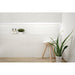Bedrosians - Donna 13" x 40" Wave Wall Tile - White Installed