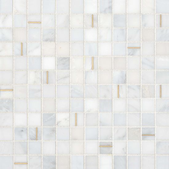 Bedrosians - Ferrara 1" x 1" Wall Mosaic - Bianco