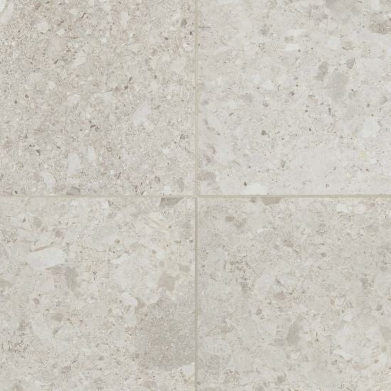 Bedrosians Tile & Stone - Frammenta 24" x 24" Floor & Wall Tile - White