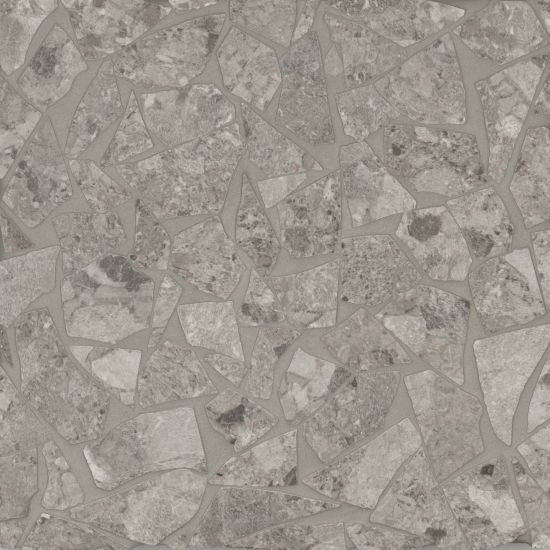 Bedrosians Tile &amp; Stone - Frammenta Floor &amp; Wall Mosaic - Grey