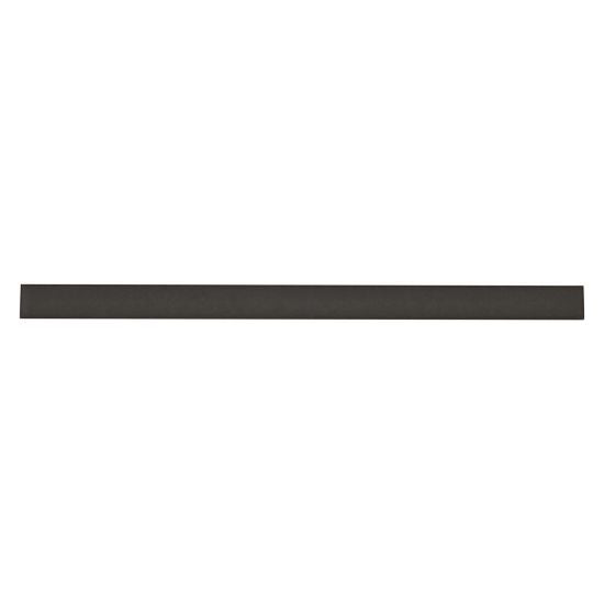 Bedrosians Tile & Stone - Makoto .5" x 8" Jolly Trim - Kuroi Black