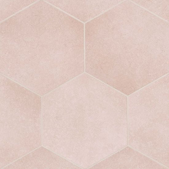 Bedrosians Tile &amp; Stone - Makoto 10&quot; x 10&quot; Floor &amp; Wall Tile - Momoiro Blush