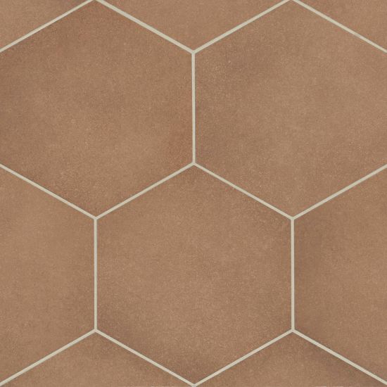 Bedrosians Tile &amp; Stone - Makoto 10&quot; x 10&quot; Floor &amp; Wall Tile - Umi Terracotta