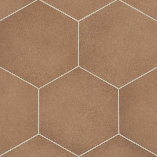 Bedrosians Tile & Stone - Makoto 10" x 10" Floor & Wall Tile - Umi Terracotta