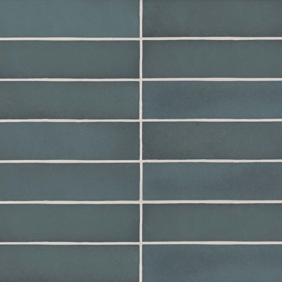 Bedrosians Tile &amp; Stone - Makoto 2.5&quot; x 10&quot; Wall Tile - Arashi Blue