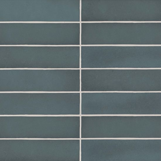 Bedrosians Tile & Stone - Makoto 2.5" x 10" Wall Tile - Arashi Blue