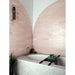 Bedrosians Tile & Stone - Makoto 2.5" x 10" Wall Tile - Momoiro Blush Installed