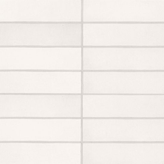Bedrosians Tile & Stone - Makoto 2.5" x 10" Wall Tile - Shoji White