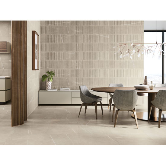 Bedrosians Tile & Stone - Nomade 24" x 48" Deco Tile - Bone