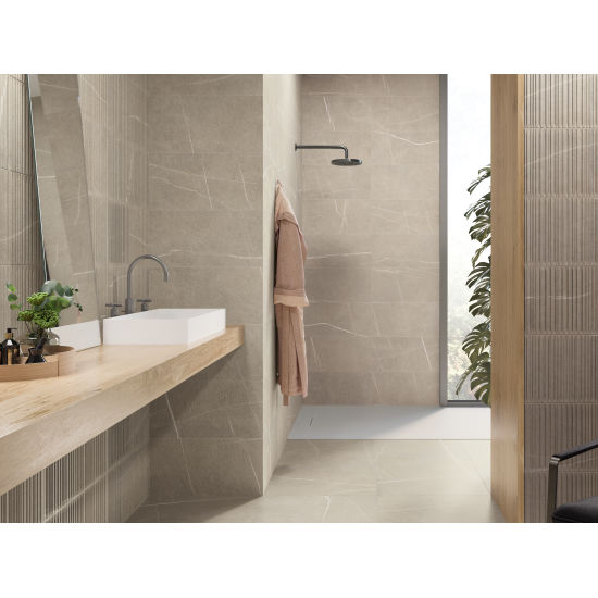 Bedrosians Tile & Stone - Nomade 24" x 48" Porcelain Tile - Bone