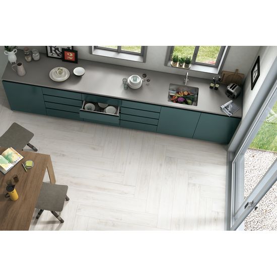 Bedrosians Tile & Stone - Othello 8" x 48" Floor & Wall Tile - Grey