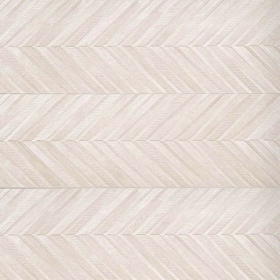 Bedrosians Tile & Stone - Textuality 16" x 47" Wall Tile - Cream