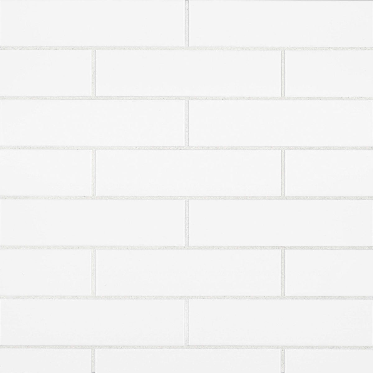 Bedrosians - Traditions 3&quot; x 12&quot; Matte Ceramic Wall Tile - Matte White