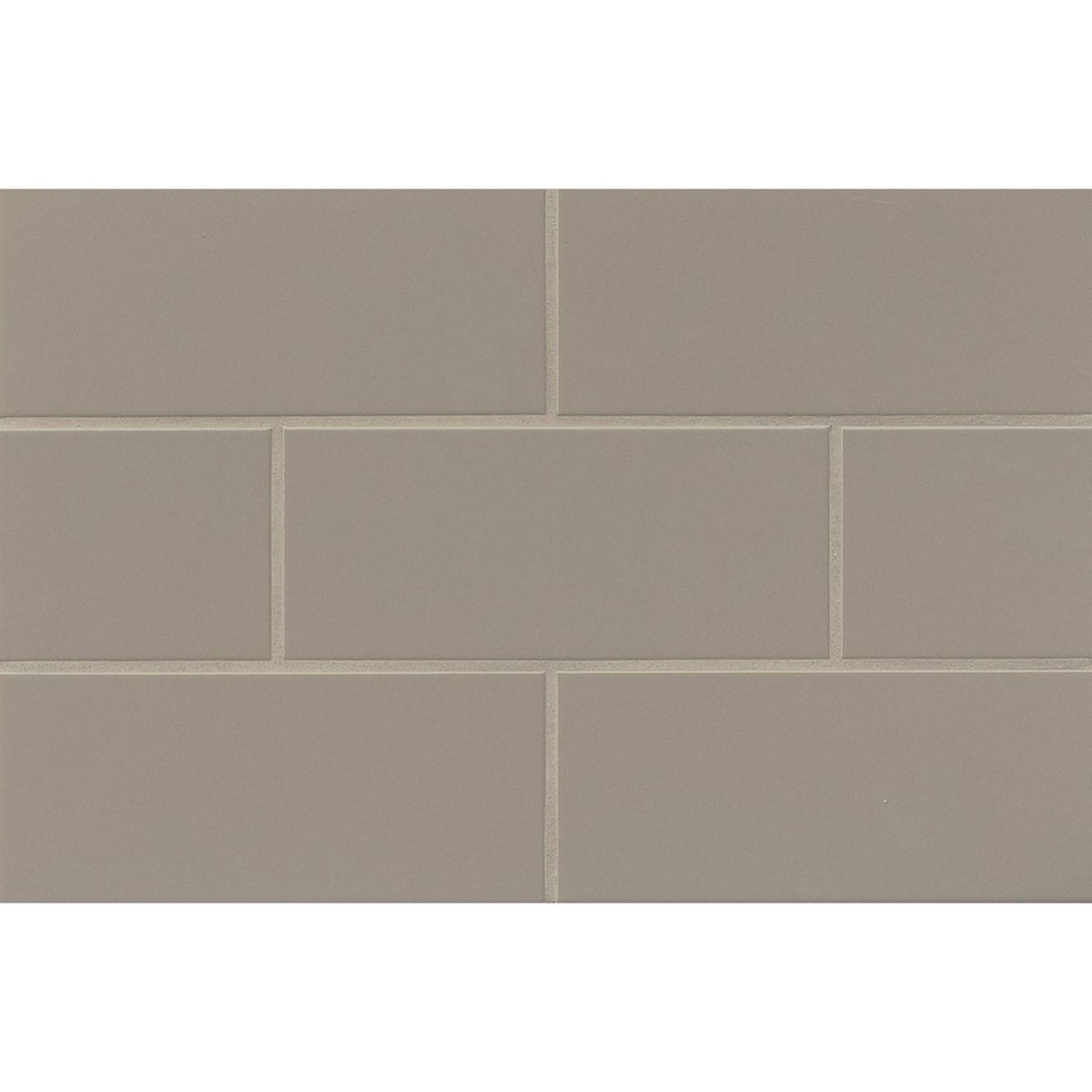 Bedrosians - Traditions 4&quot; x 10&quot; Ceramic Wall Tile - Gloss Taupe