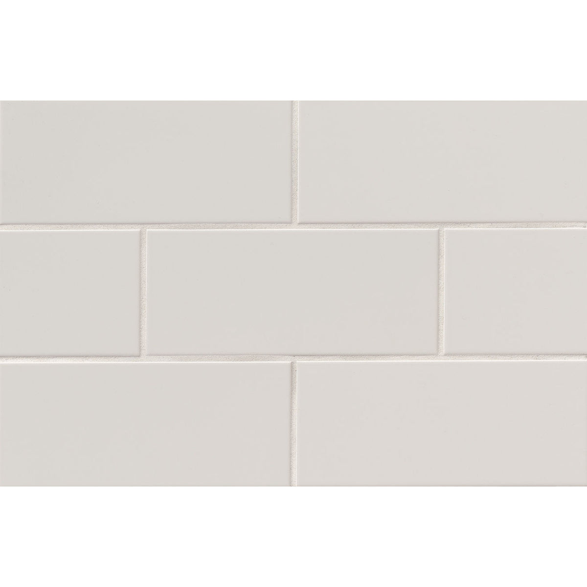 Bedrosians - Traditions 4&quot; x 10&quot; Ceramic Wall Tile - Matte Tender Gray