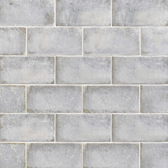 Bedrosians Tile &amp; Stone - Vivace 4&quot; x 9&quot; Floor &amp; Wall Tile - Atlantic