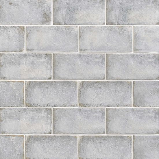 Bedrosians Tile & Stone - Vivace 4" x 9" Floor & Wall Tile - Atlantic