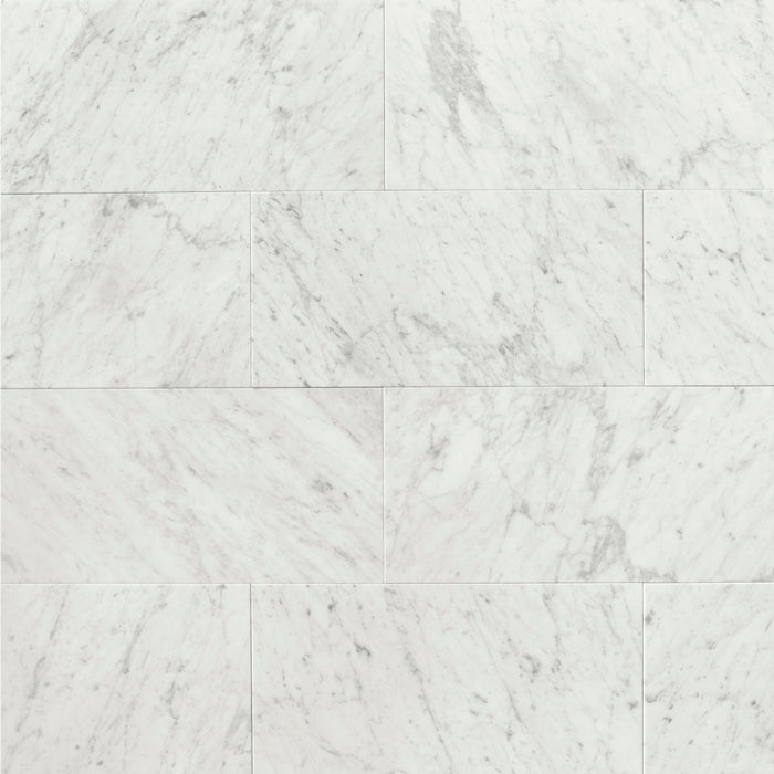 Bedrosians - White Carrara 12" x 24" Floor & Wall Tile