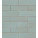 Bedrosians Tile & Stone - Zenia 2" x 6" Matte Floor & Wall Mosaic - Orion
