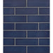 Bedrosians Tile & Stone - Zenia 2" x 6" Matte Floor & Wall Mosaic - Tide