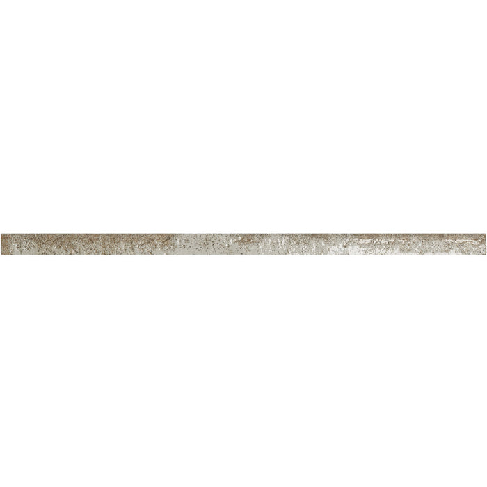 Bestile - Carmen .6 in. x 12 in. Jolly Trim Porcelain Tile - Grey