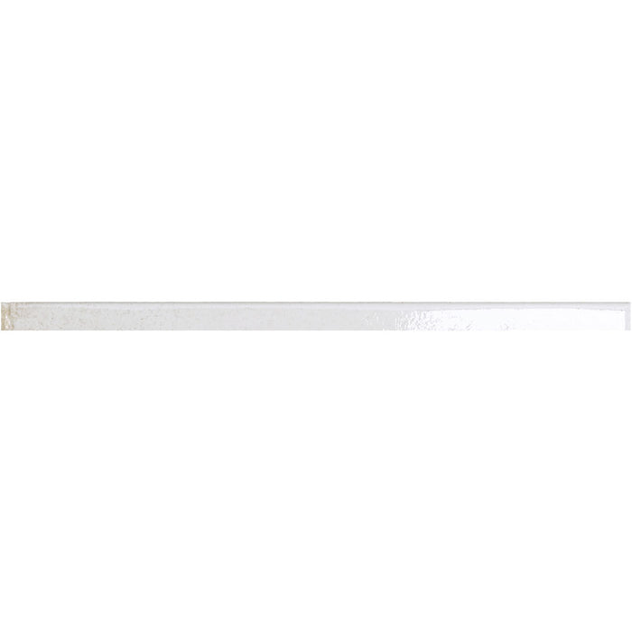 Bestile - Carmen .6 in. x 12 in. Jolly Trim Porcelain Tile - White
