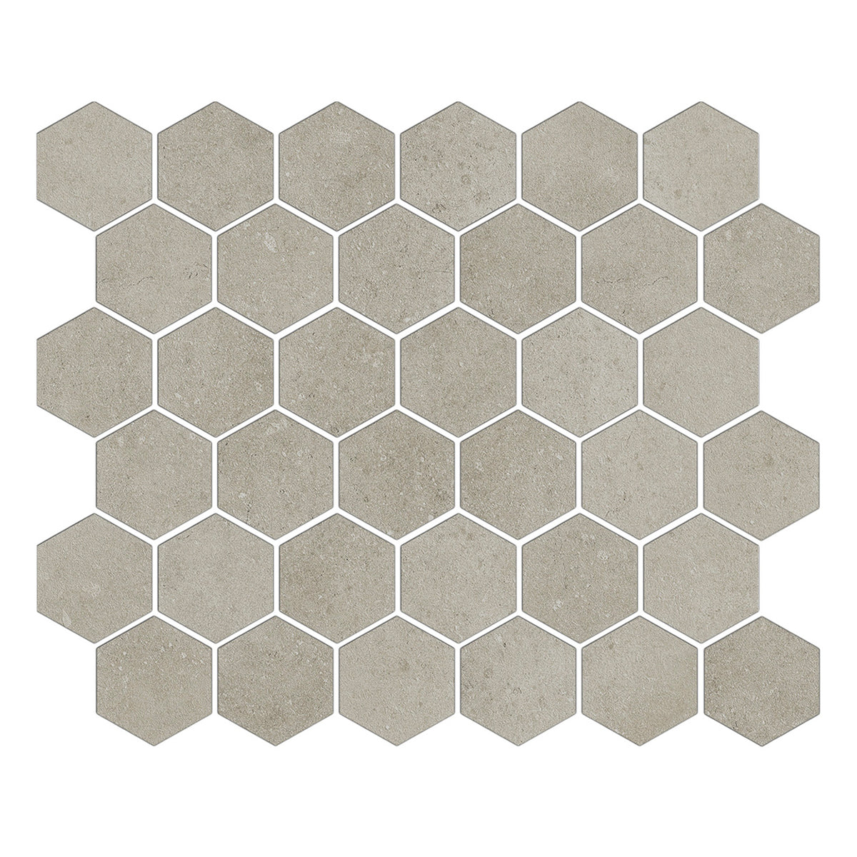 CommodiTile - Anchor 2 in. Hexagon Mosaic - Patina