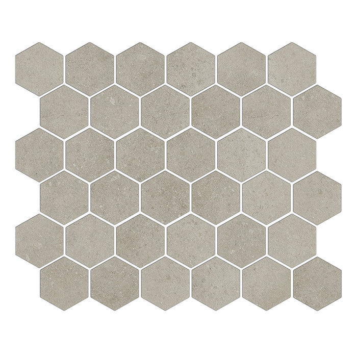 CommodiTile - Anchor 2 in. Hexagon Mosaic - Patina