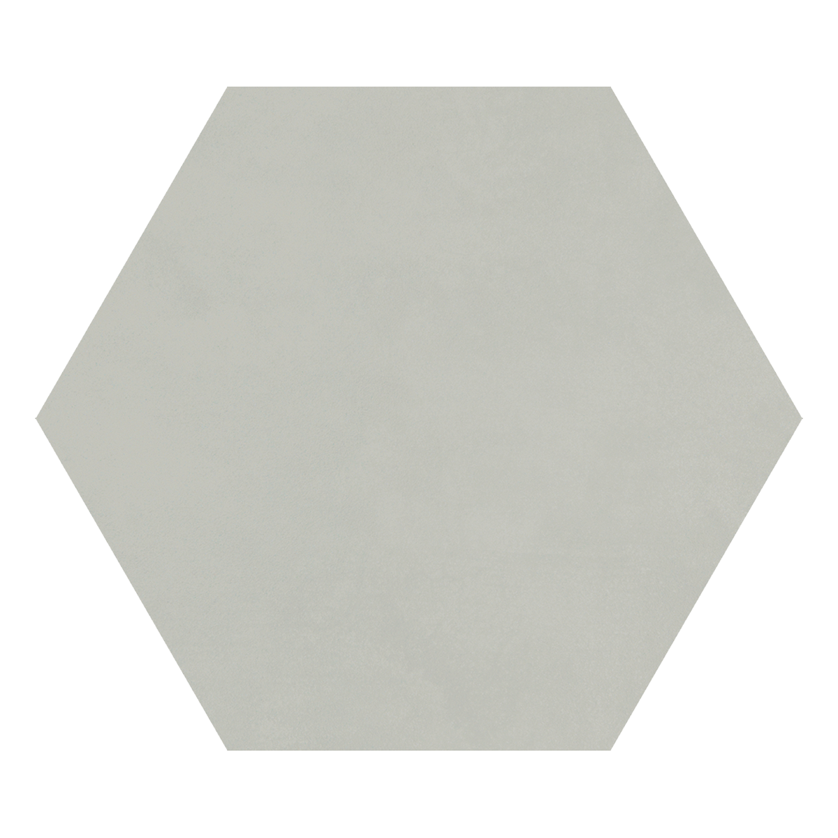 CommodiTile - Carrollton 9 in. x 10 in. Hexagon Porcelain Tile - Gray