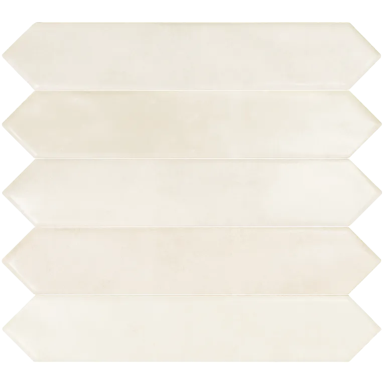 Arizona Tile - Spark Series - 2" x 10" Ceramic Picket Tile - Ivory