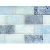 See Ceramica - Liquid Glass Wall Tile 1.75 in. x 3.5 in. - Bermuda Blend Brick