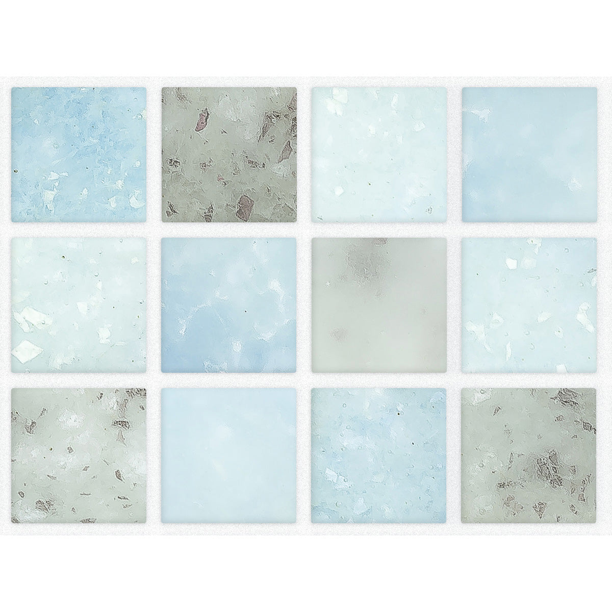 Ceramica - Liquid Glass Wall Tile 1 in. x 1 in. - Yellowstone Blend
